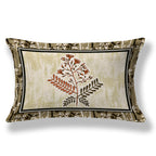 Kesari Cotton Single Bedsheet with Botanical Leaf Print | 70x100 Inches + 2 Pillow Covers